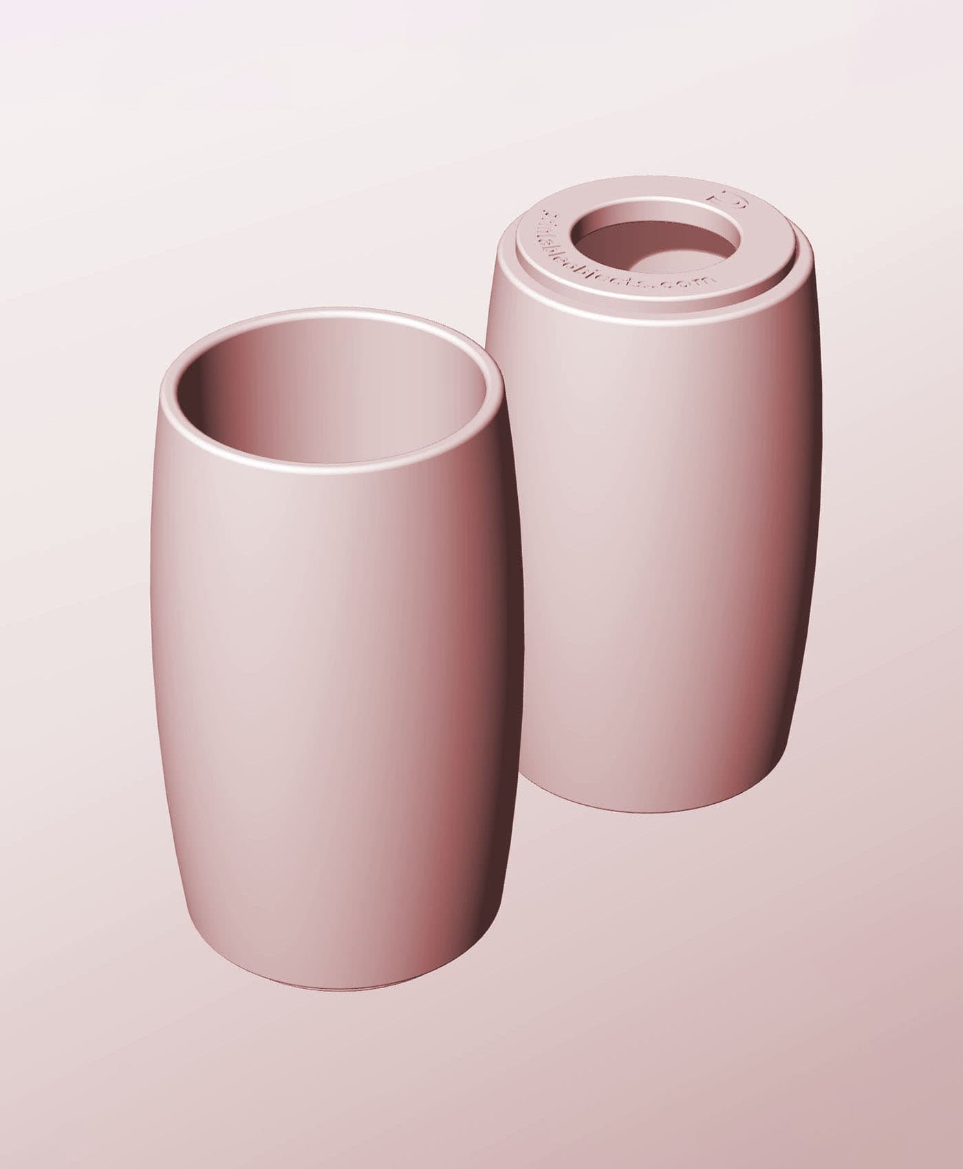 CR68-140-P Stackable pierced bin box module for creative decor 3d model