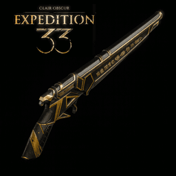 GUSTAVE PISTOL life size cosplay - CLAIR OBSCUR EXPEDITION 33 Fan Art 3d model