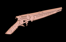 GUSTAVE PISTOL life size cosplay - CLAIR OBSCUR EXPEDITION 33 Fan Art 3d model