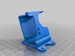 QAV Go Pro Mount 20° 3d model