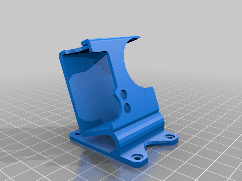 QAV Go Pro Mount 20° 3d model