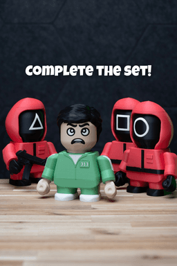 Chunker 313 - Squid Games Kit | No Supports, No AMS, No Glue 3d model