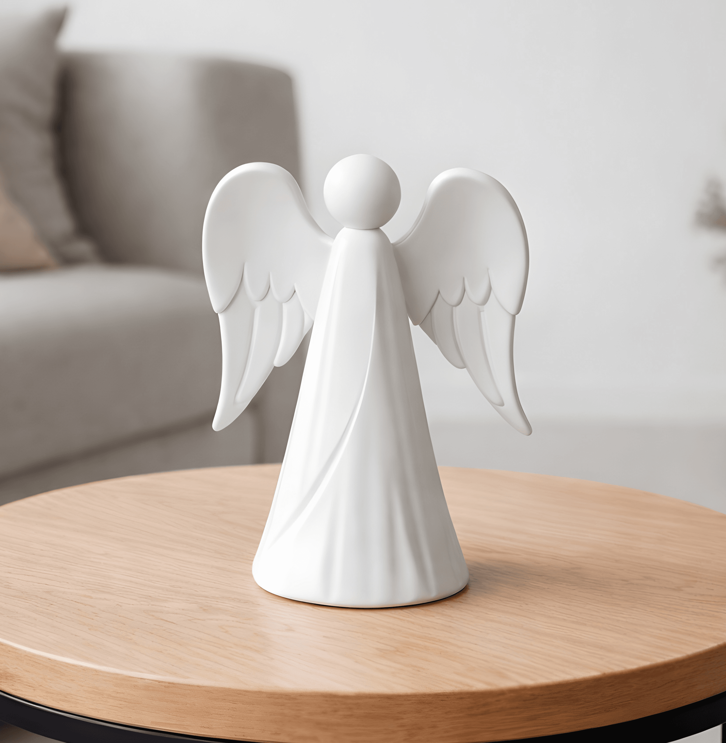 Angel 3D STL File | Guardian Angel | Minimalist Angel | Angel Figurine 3d model