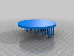 Innere Spannungen bei vertikalem Schnitt 3d model