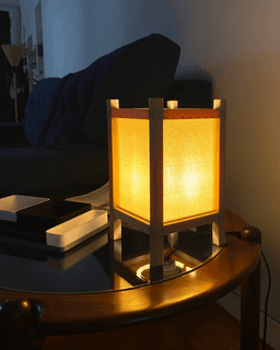 Riku Shoji Table Lamp - Japanese Lamp - Lamps & Home Lighting by Lunfardo 3d model