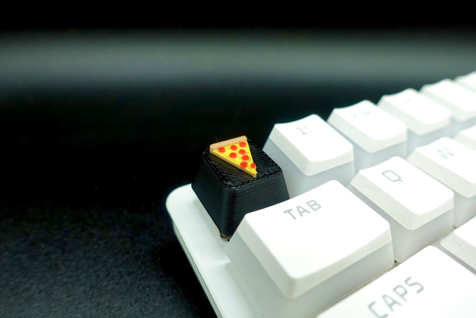 Pizza Keycap (Mechanical Keyboard) 3d model