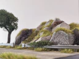 WRC Rally and Mountain Road Diorama for Hot Wheels and 1:64 Cars & Figure 3d model