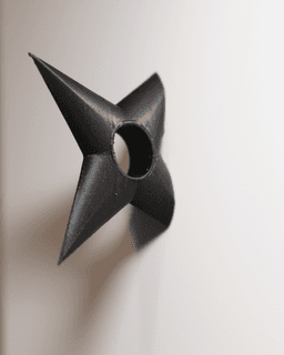 Ninja Memo Board Pin Set – Kunai & Shuriken 3d model