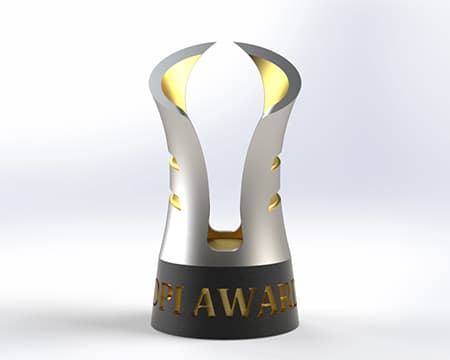 F1 Style Trophy 3DPI Awards Competition 3d model