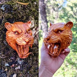 Wall Tiger 3d model
