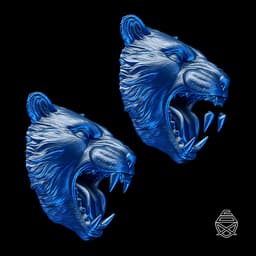 Wall Tiger 3d model