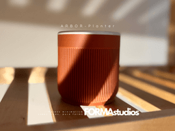 Arbor Planter with drip tray - FORMAstudios P019 3d model