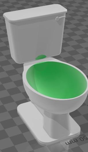 Toilet Shot Glass 3d model