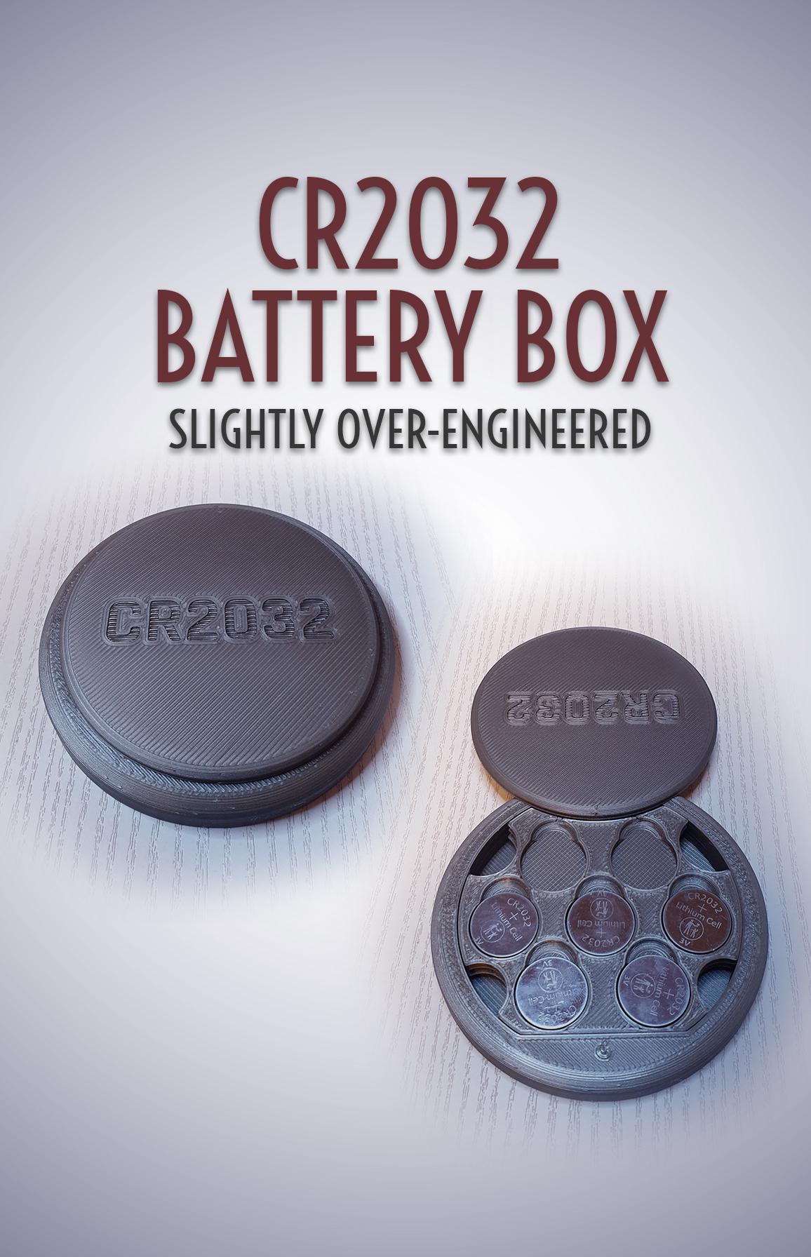 CR2032 Battery Box 3d model