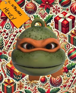 1990 Mikey Christmas Ornament 3d model