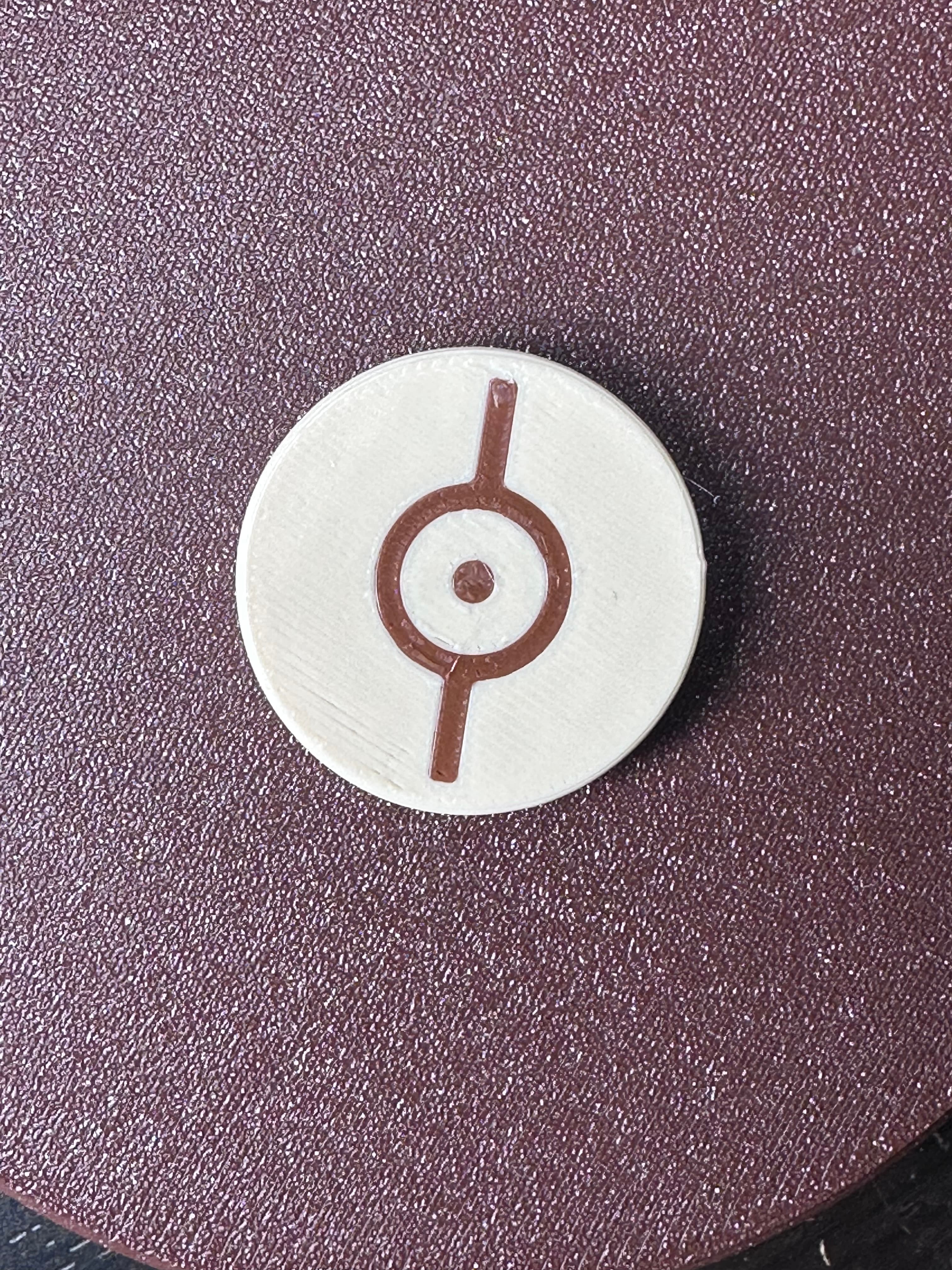POKEMON UNOWN MMU FRIDGE MAGNET "I" 3d model