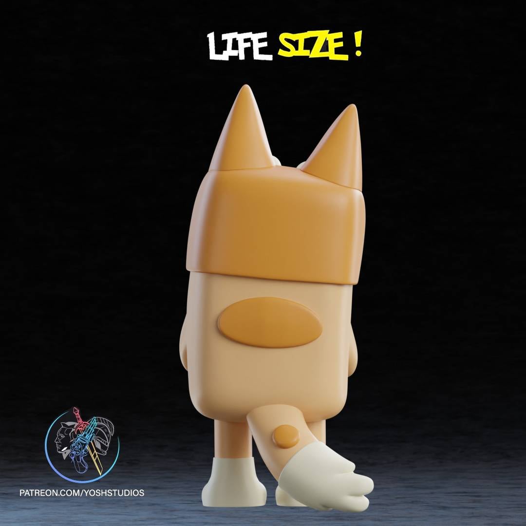 Life Size Bingo 3D Printer File STL 3d model