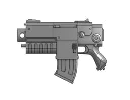 Locke Mk IIb Spearhead Boltgun(darktide) 3d model