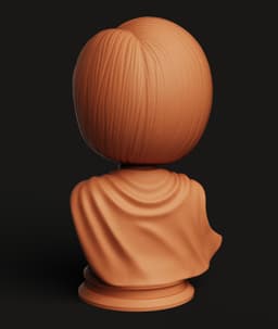 Super Mom Hero Bust STL | Cartoon 3D Print | Desk Art 3d model