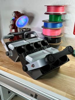 V8 MOTOR CAN COOLER - VERSION 3 - EASY TO PRINT AND IS FUNCTIONAL 3d model