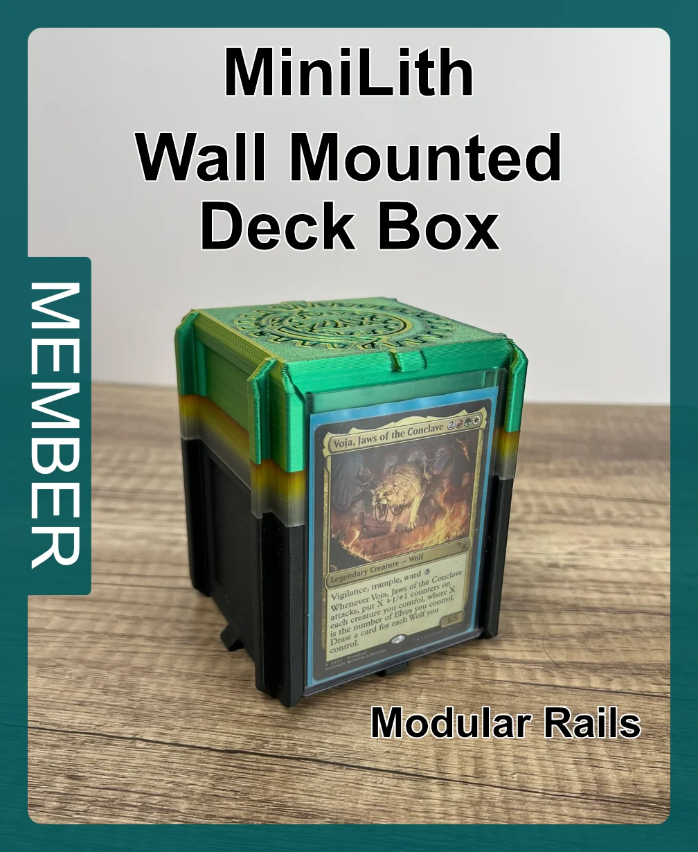 GEARXYZ MetaMorph MiniLith Wall mount Deckbox 3d model