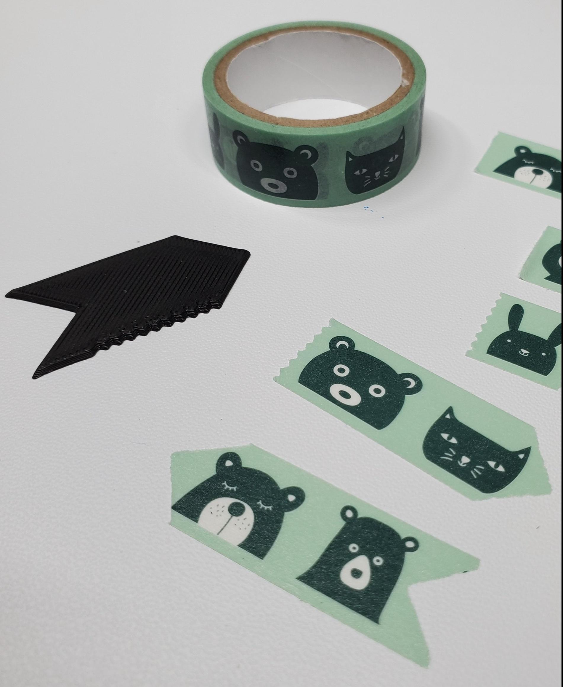 Washi tape tool | Tear your washi tape into fun shapes! 3d model