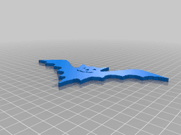 bat - halloween deko 3d model
