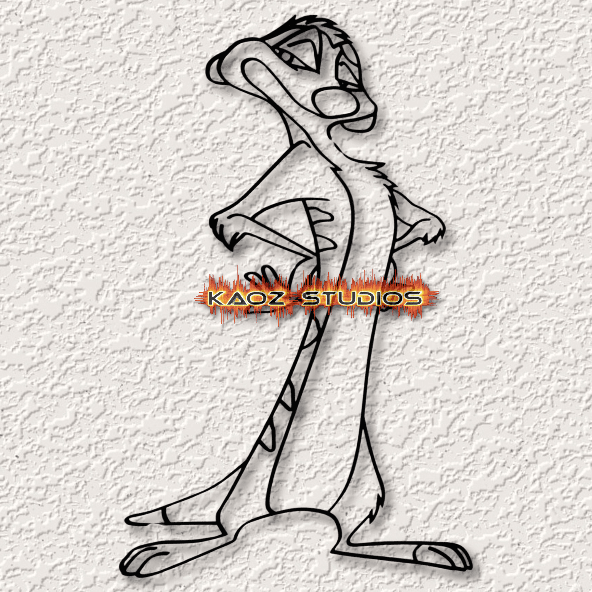 TIMON wall art the lion king disney wall decor fan art 3d model