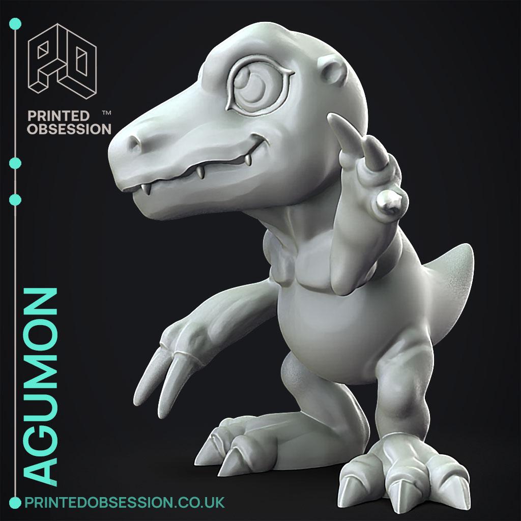 Agumon - Digimon - Fan Art 3d model