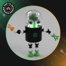 No.8 - Light Up Octiman 3d model