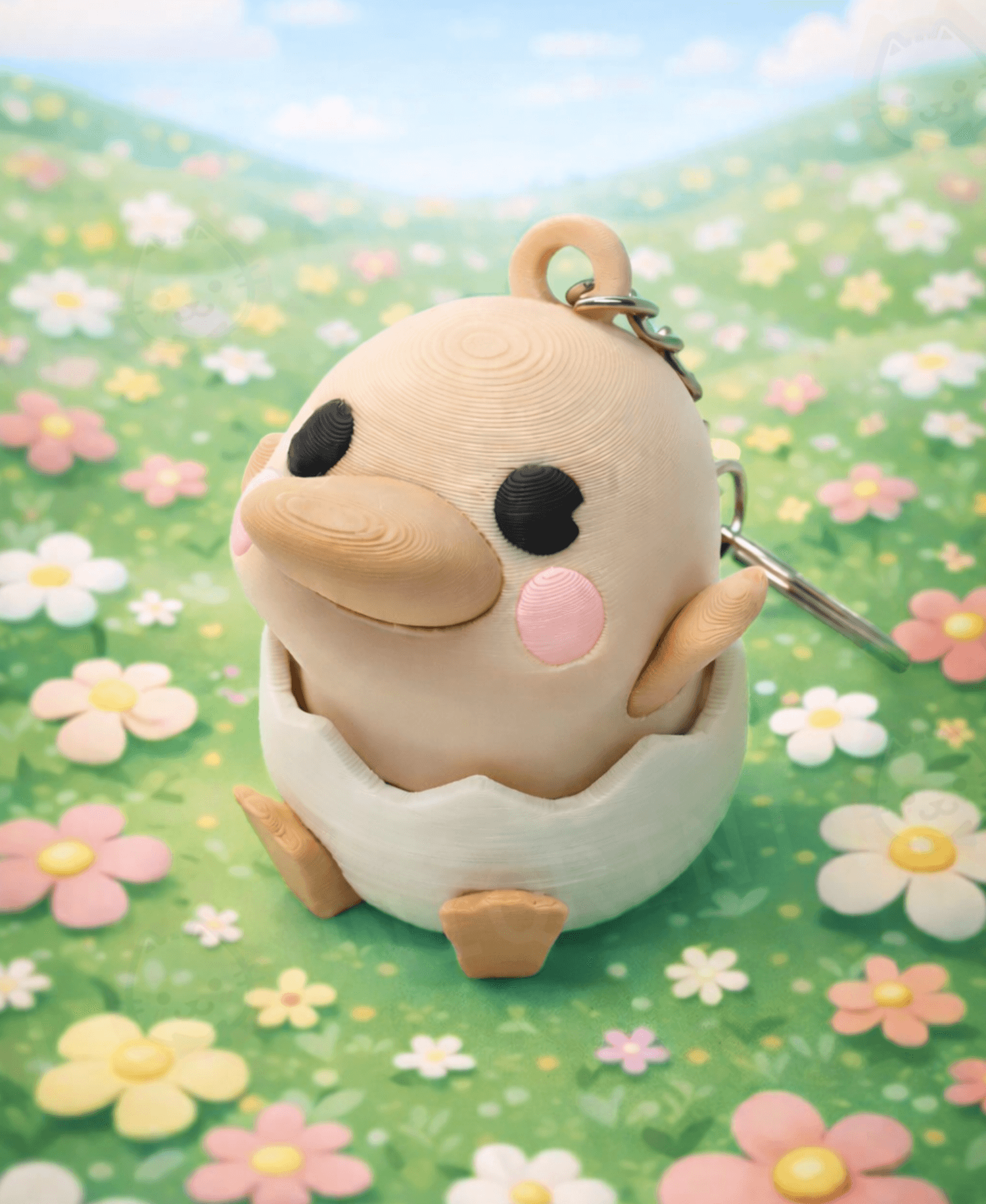 Hatching Little Platypus Easter Clicker (Multicolor) 3d model
