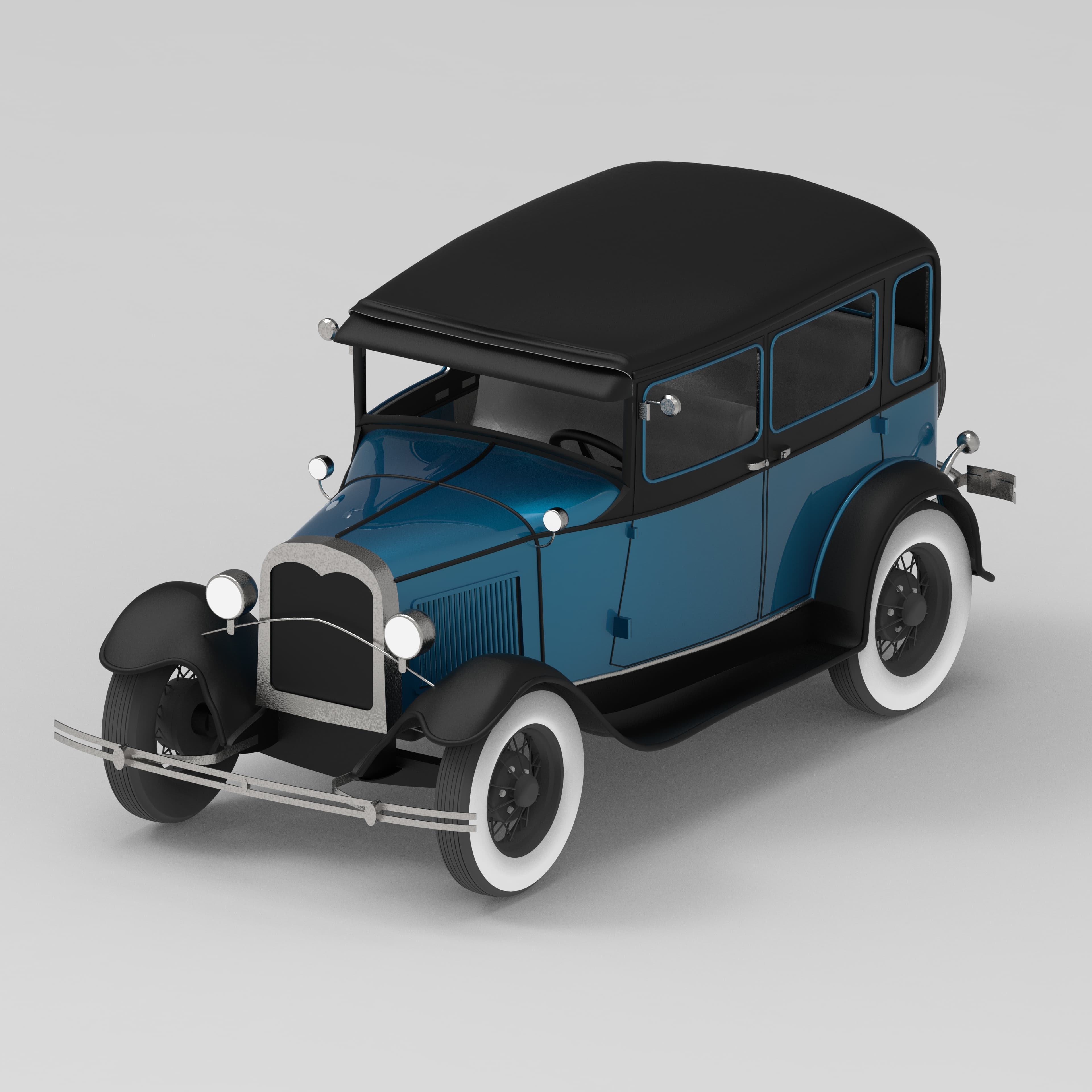 Vintage Car 3d model