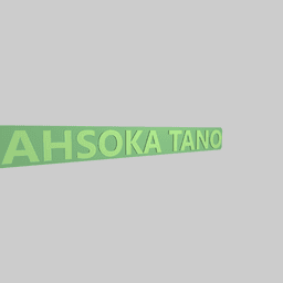 AHSOKA TANO STARWARS KEYCHAIN 3d model