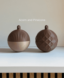 Gift balls, Christmas tree ornaments. 3d model