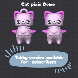 -free- Cat pixie Demo 3d model
