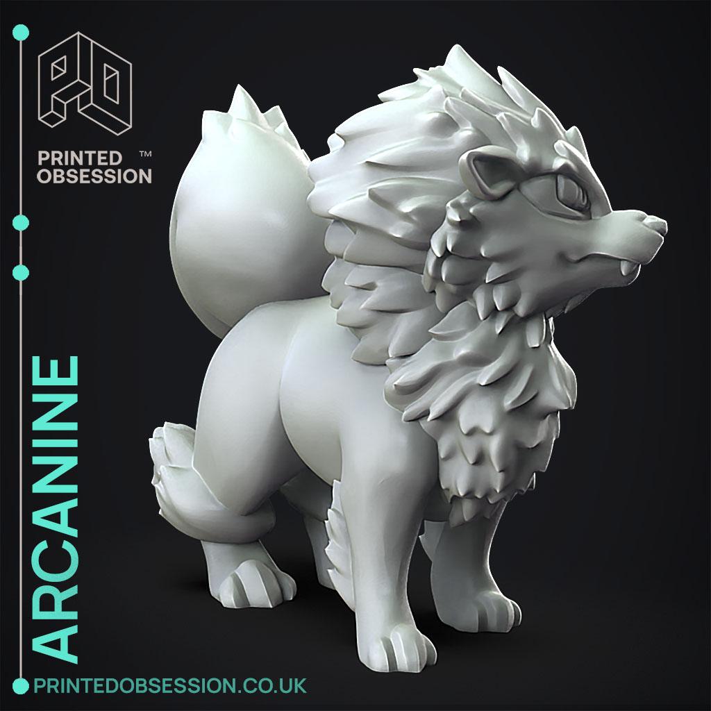 Arcanine - Pokemon - Fan Art 3d model