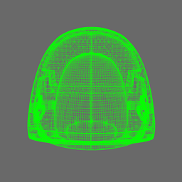 Space Knights V7 Iron Eagle Shoulder Pads 3d model