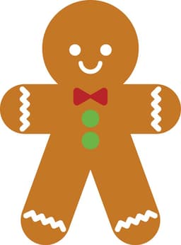 Cookie cutter gingerbread man 3d model