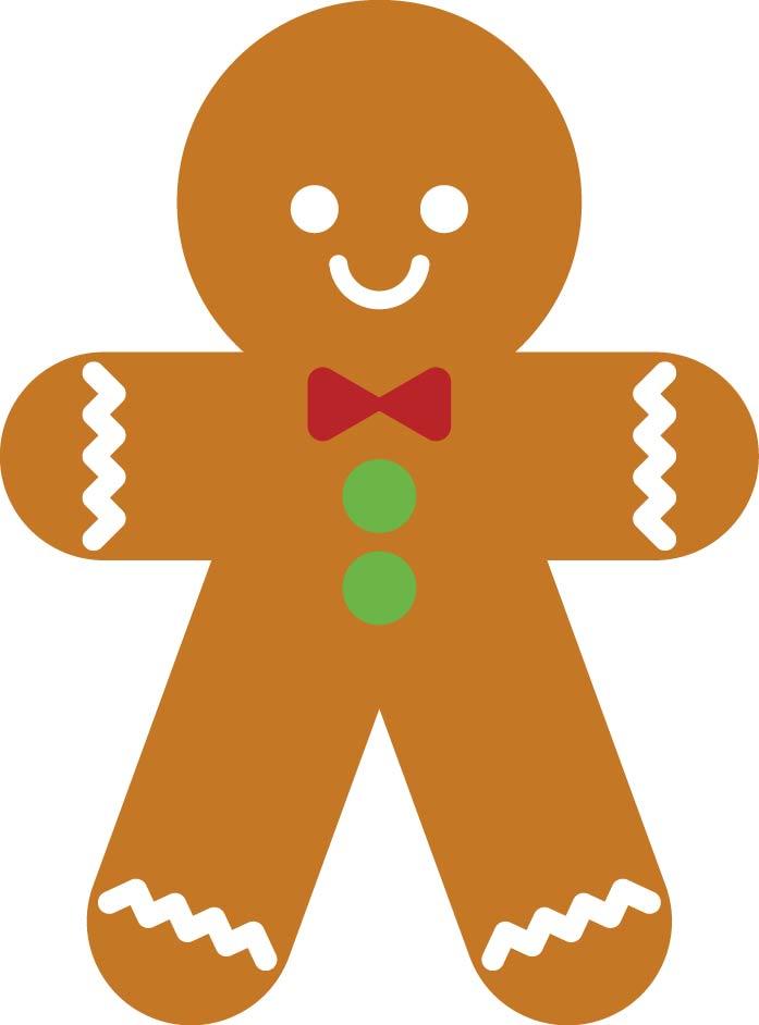 Cookie cutter gingerbread man 3d model