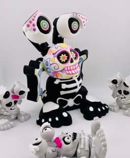My Dream Monster -Skeleton Calavera 3d model