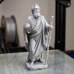 Abraham Holding Staff 3d model
