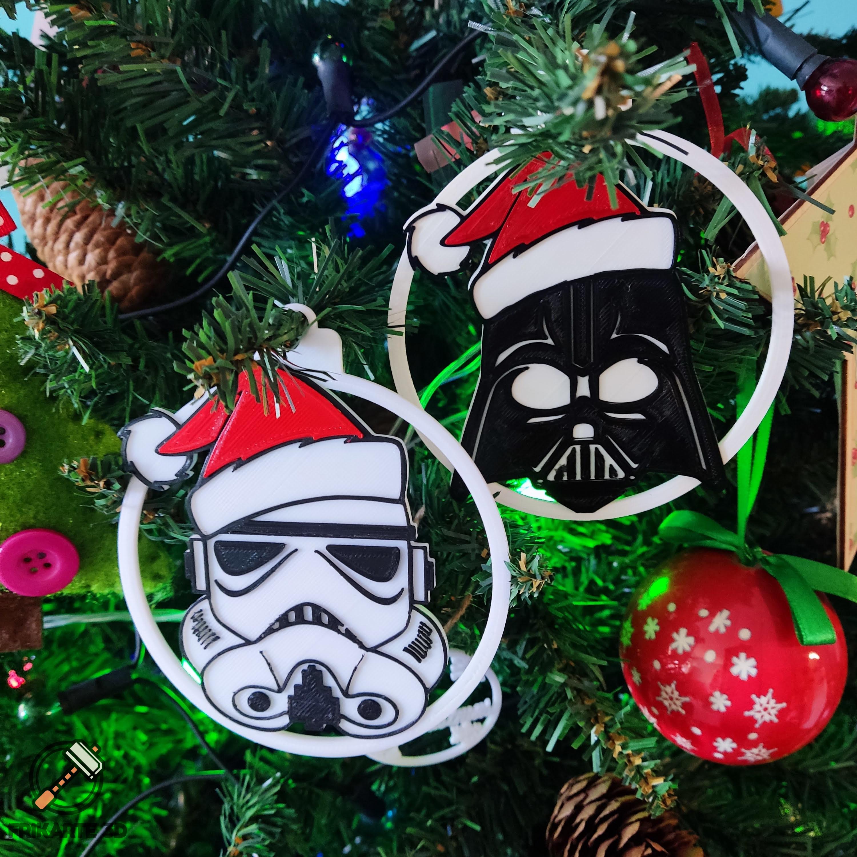 Darth Vader Christmas Tree Decoration Upgraded 3d model
