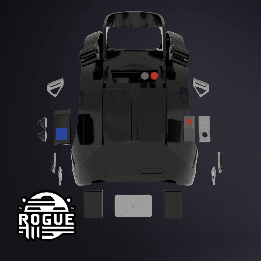 Sienar Test Tie Pilot Armor 3d model