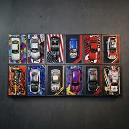 1/64 Scale Magnetic Car Display STL Files | Modular Wall Mount 3d model