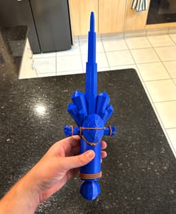 Crystal Sword Collapsible 3d model