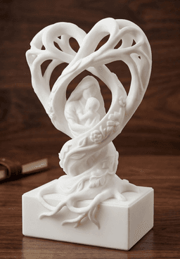Mother's Day Trophe 3d model