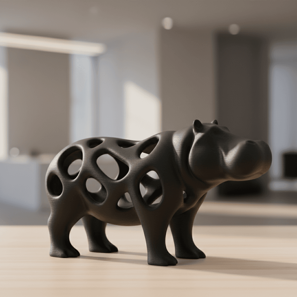 Smooth Abstract Sculpture STL 3d model