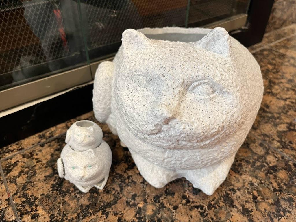 Fat Cat bowl/planter 3d model