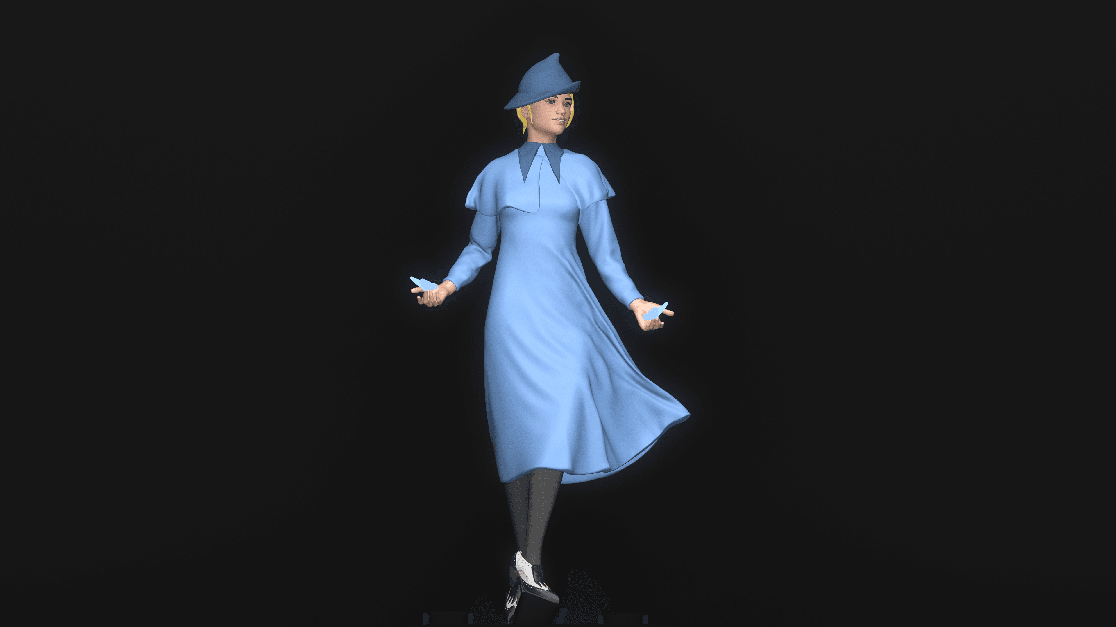 Fleur Delacour 3D Model (for SLA/DLP Printers) 3d model