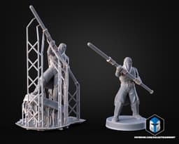1:48 Scale Royal Guard Miniatures - 3D Print Files 3d model